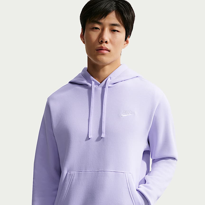 Nike Club Men's Pull-Over Fleece Hoodie. Nike.com